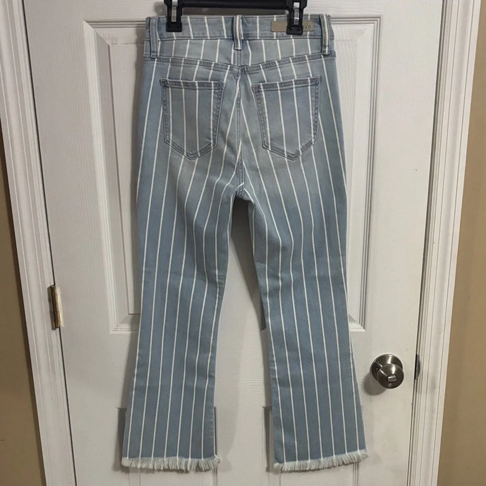Cello Light Blue Jeans with White Pinstripes - Picture 7 of 11
